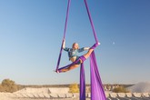 Акробаика на полотнах - воздушная гимнастика