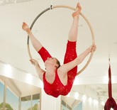 Тренер ALEKSA Studio Юлия Косова: воздушное кольцо - воздушная гимнастика